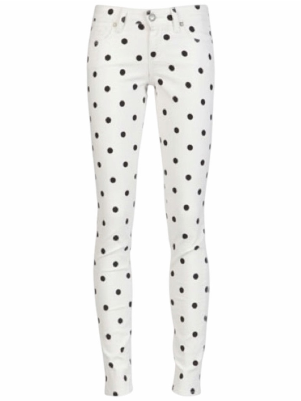 Paige Polka Dot “Verdugo Skinny” Jeans
